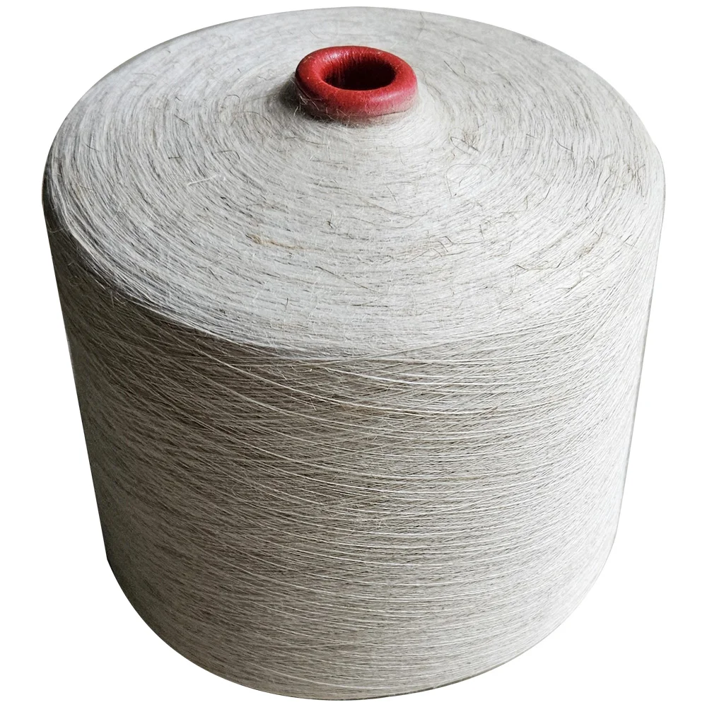 팬시 100% 천연 라미 1겹 실 직경 0.3mm 무게 1100g-1600g 콘 니팅 실 수공예용