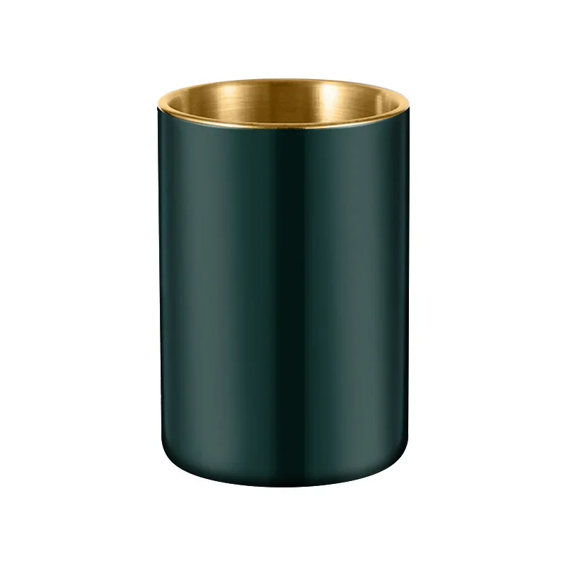 Creative Stainless Steel Ashtray with Funnel Ash Proof Personalized Design for Car and Office Use