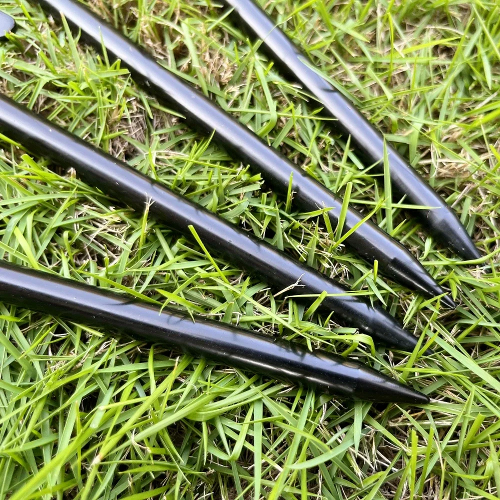 Tent Pegs Hikevictor 4Pcs/8 Inch Outdoor Heavy Duty Steel Stakes for Camping Canopy Awning Camping Ground