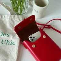 Sacs à bandoulière à rabat pour femmes, Mini sacs à main et sacs à bandoulière en cuir PU pour filles et dames, sac Simple et solide pour téléphone, 2024 2