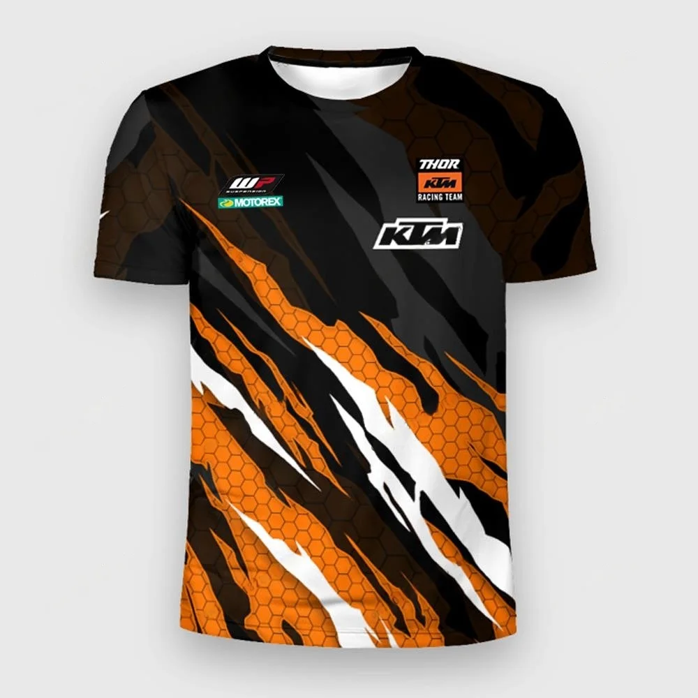 2026 여름 KTM 티셔츠 신상품 모토렉스 3D 프린팅 저지 MXGP 통기성 레이싱 팀 모토크로스 성인 저지