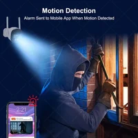 Caméra Bullet Tuya 5MP Extérieure 5G Wifi, Protection de Sécurité, Prise en Charge Onvif, Suivi Automatique, Audio Bidirectionnel, Surveillance Sans Fil CCTV 5