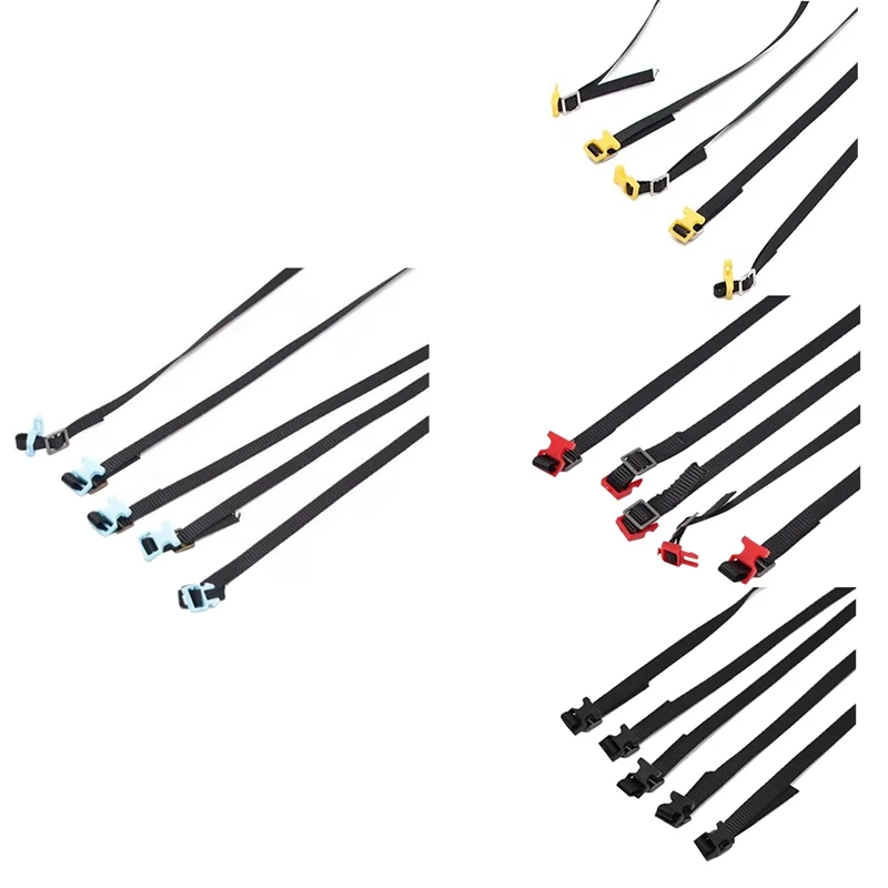 5Pcs Rc Car Roof Portapacchi Corda Decorare Cinturino Per 1/10 Rc Crawler Car Axial Scx10 Traxxas Trx4 Rc 4Wd D90 Sostituzione