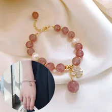  Transparent Crystal Beaded Bracelets For GirlsFriendship Bracelet For Chirdren Sweet Colorful Jewelry Accessories Trend 2022 