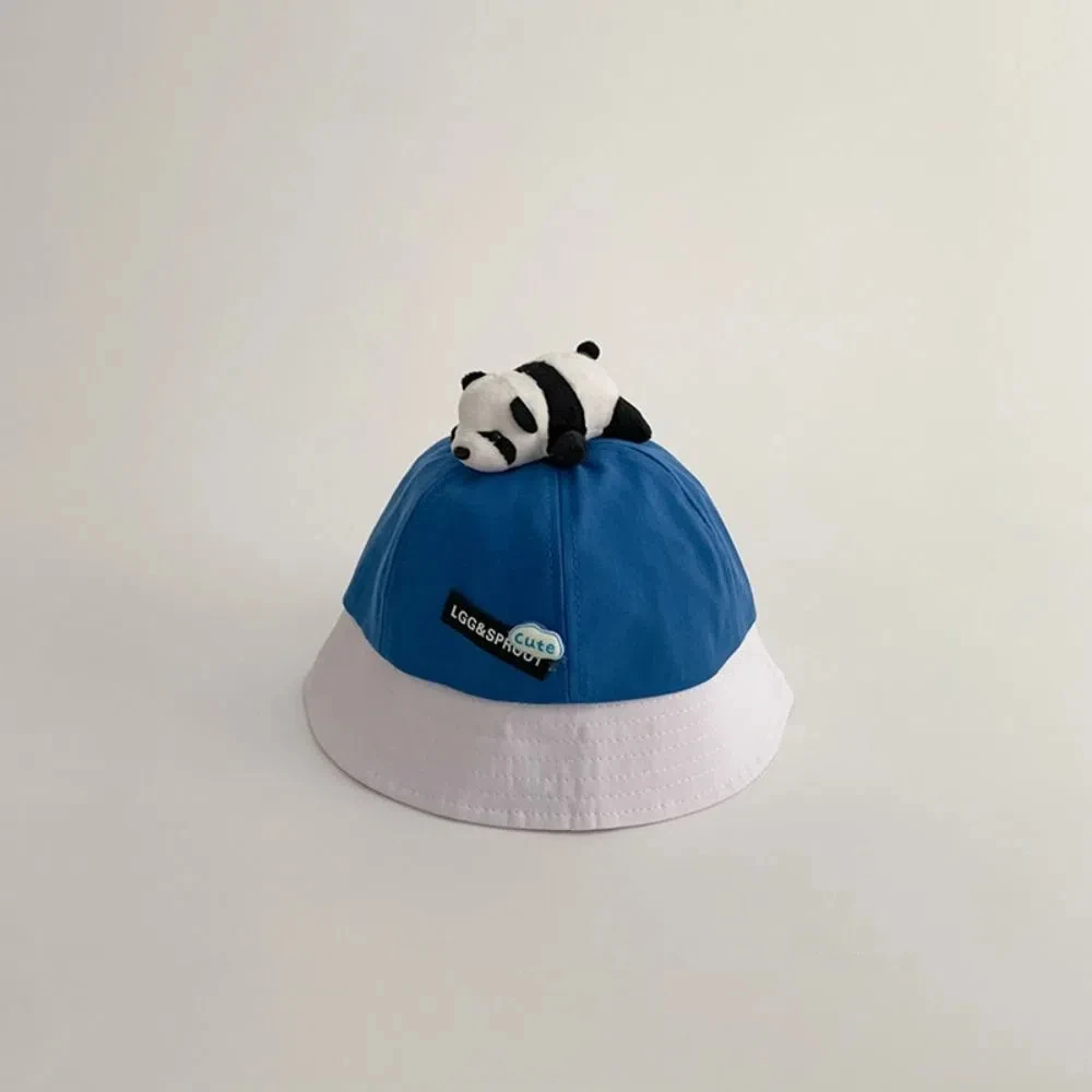 Spring Summer Cute Panda Bucket Hat Outdoor Baby Fisherman Cap Boys Girls Children Sun Hat for Kids