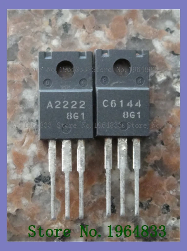 

2 шт./партия = пара 2SA2222 2SC6144 TO-220