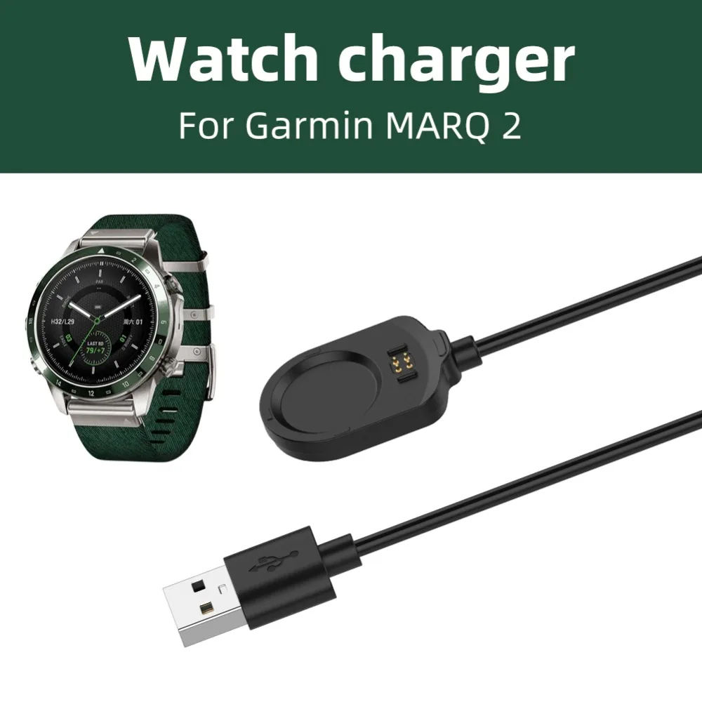 1M Tipo C Usb Magnetic Power Adapter Base Smartwatch Charger Dock Per Garmin Marq 2 Marq2 Cavo Di Ricarica Smart Watch Accessori