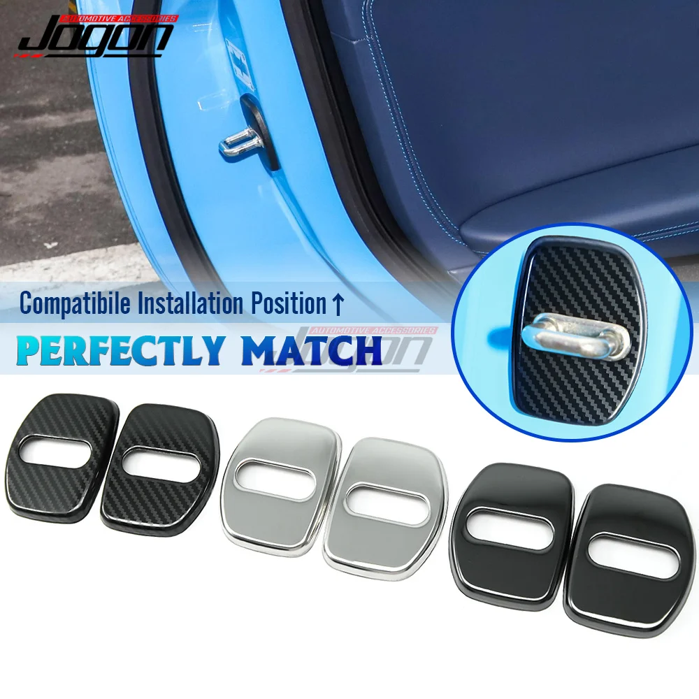Per Chevrolet Chevy C8 Corvette Stingray Coupe 3Lt Z06 Car Door Lock Buckle Cover Latch Stop Antiruggine Door Lock Cover Protect