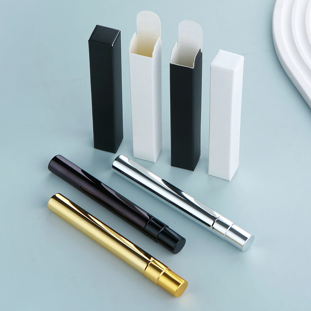 50pcs/Lot Electroplated Glass Perfume Bottles with Square Package Box, Refillable Atomi... - SKU EGPB1547 - UGI Packaging