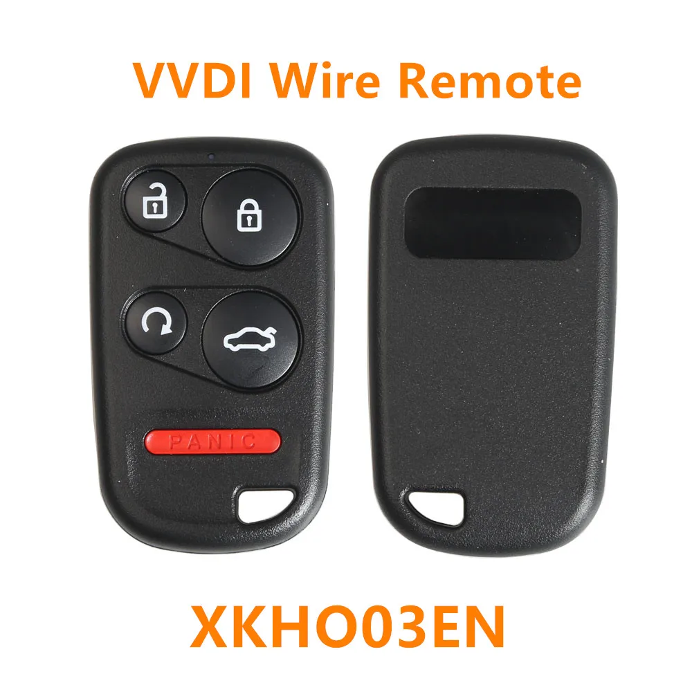 

5pcs/lot Xhorse universal VVDI wire remote control XKHO03EN XKHO04EN Car Key no transpponder chip for VVDI Mini Key Tool VVDI2