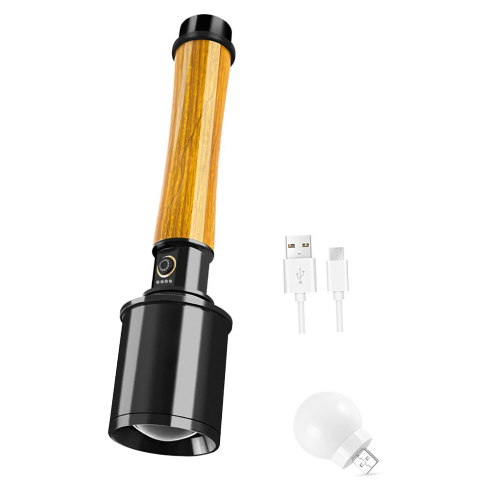 

Multi Function Bike Flashlight Electric Display Home Outdoor Multi Function USB Rechargeable Flashlight Outdoor Activities