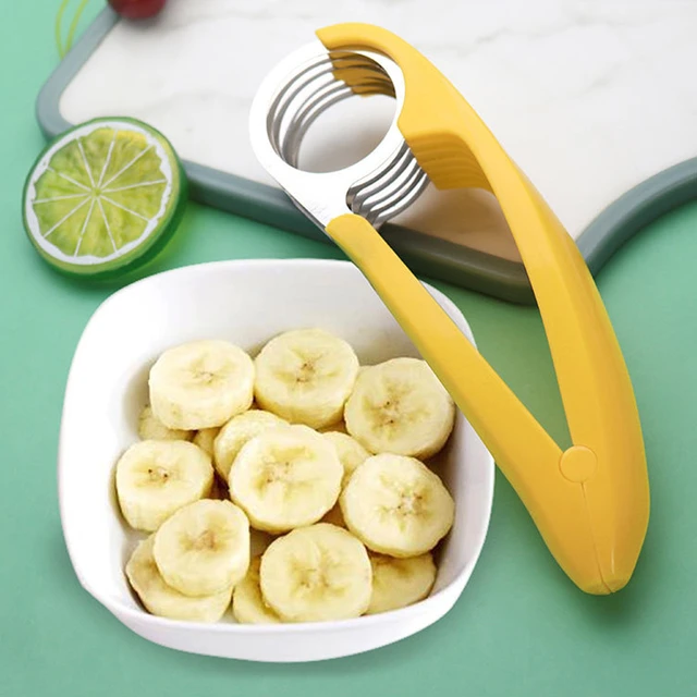 Banana Slicer Ham Slicing Stainless Steel Fruit Cutter Vegetable