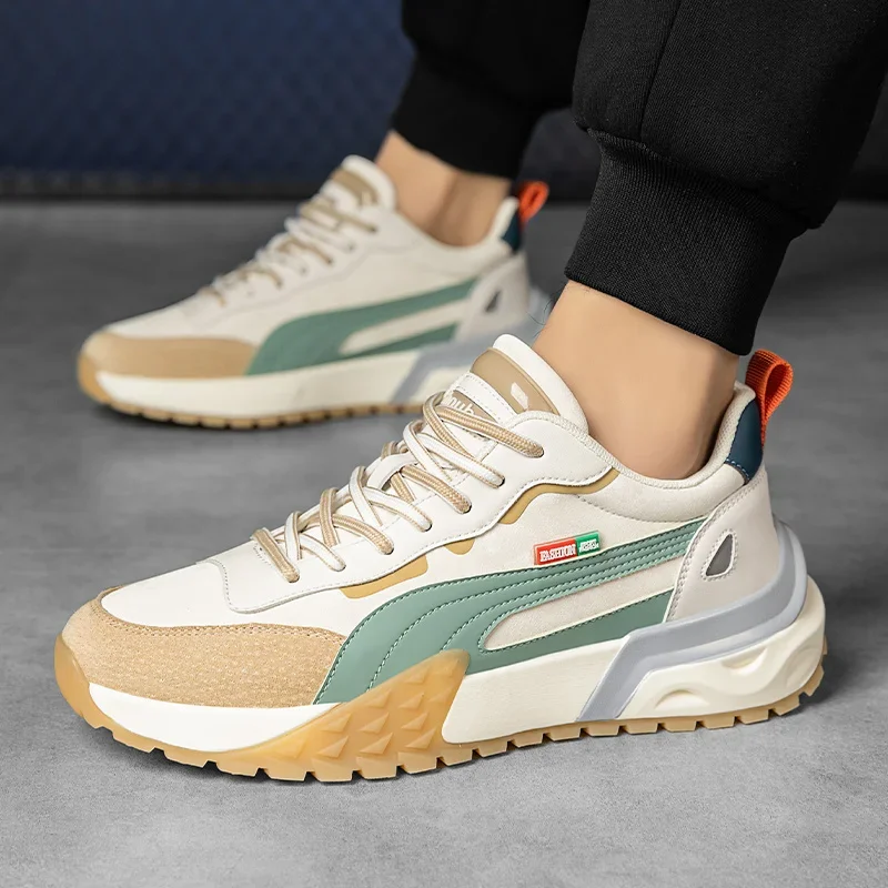 

Кроссовки мужские прогулочные, Повседневная модная брендовая спортивная обувь для бега, на платформе, дизайнерские