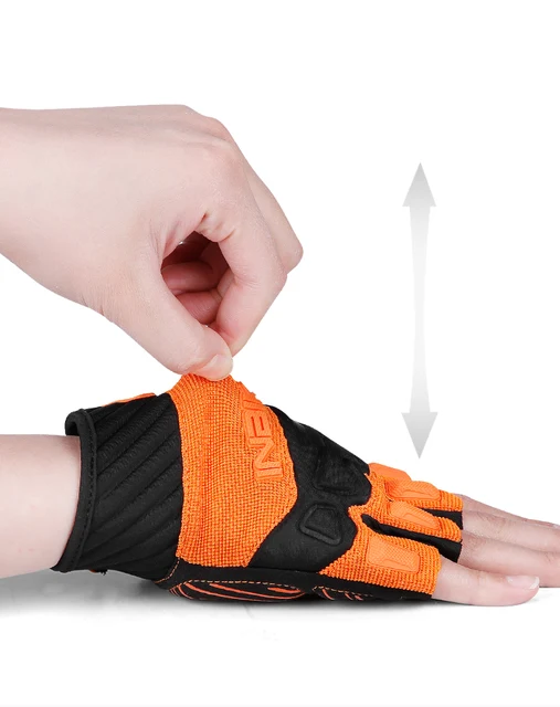 Gants De Cyclisme Giro LTZ II Sans Doigts, Taille S, Noir Et Jaune Fluo