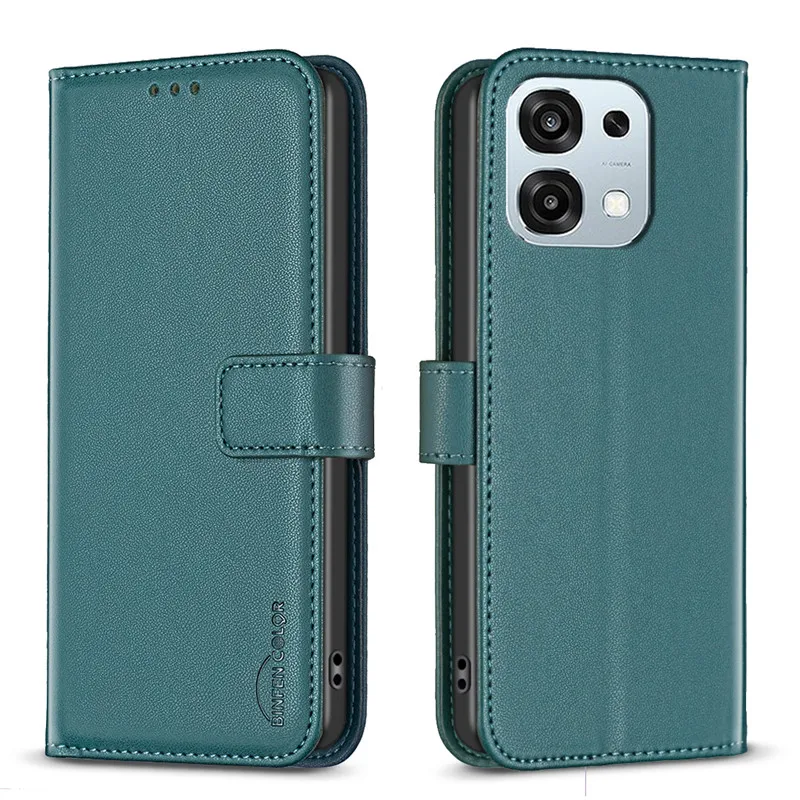 Leather Wallet Flip Phone Case - Stylish Protective Cover