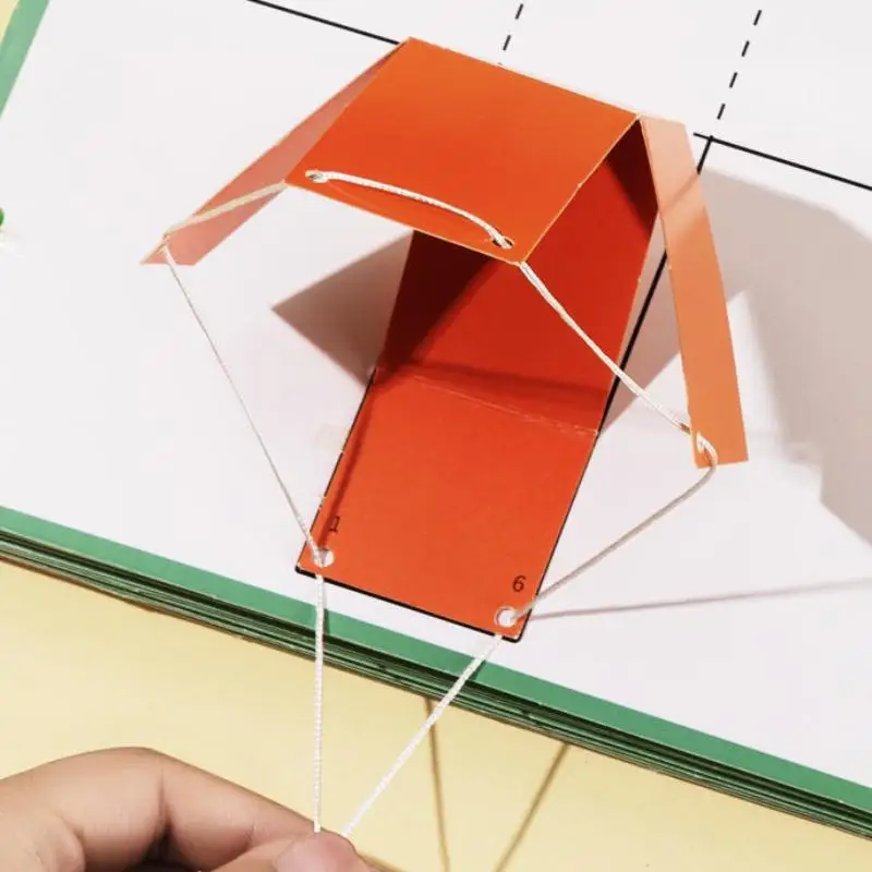 Montessori Educational 3D Geometry Quiet Book Set for Kids - DIY Math Learning Tracing Workbook for Spatial Thinking Training - 4