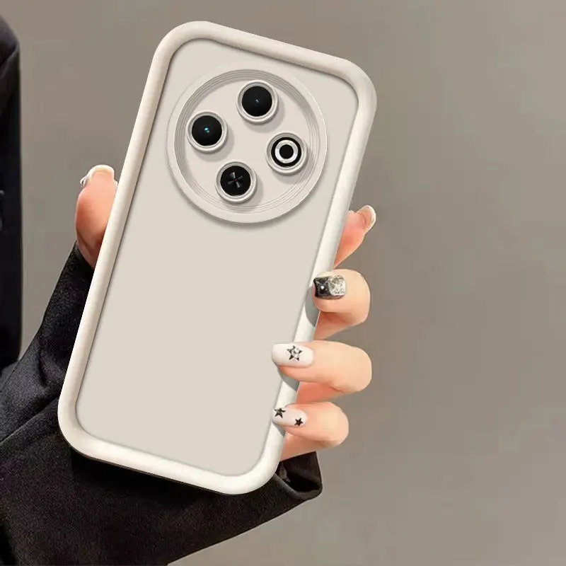 Enhanced Anti-Drop Silicone Back Cover with Fashion Bumper Design