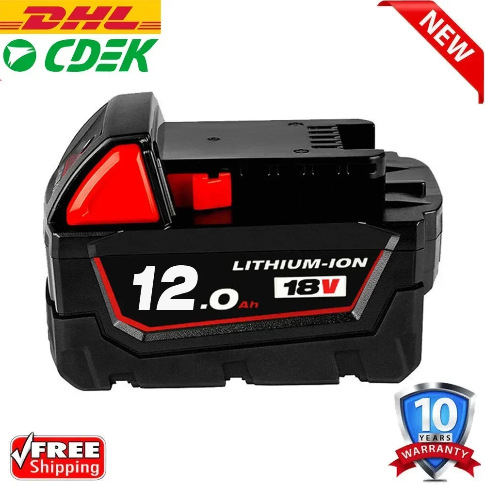 Batterie au lithium aste, 18V, 12,0 Ah, Remplacement pour Milwaukee M18,  XC, 48, 11, 1860, 48, 11, 1850, 1840, 48, 11, 1820, 24 - AliExpress