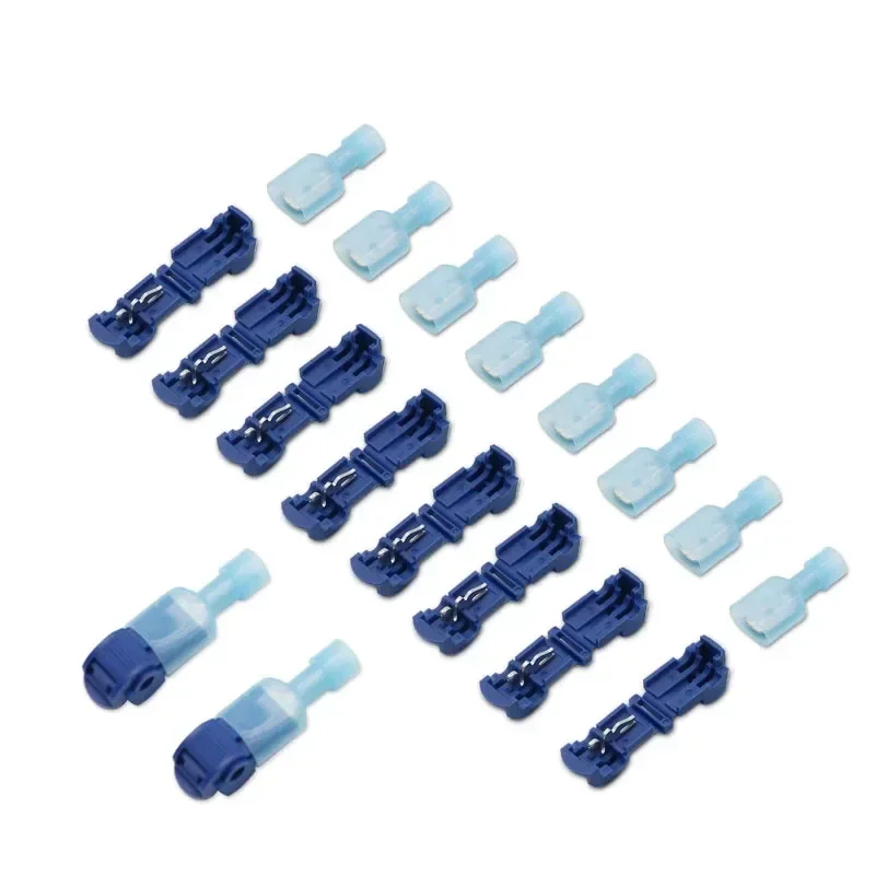 5Set / 60Pcs 와이어 클립 스냅 스플 라이스 터미널 압착 와이어 커넥터 방수 빠른 전기 커넥터 T-탭 클립 터미널