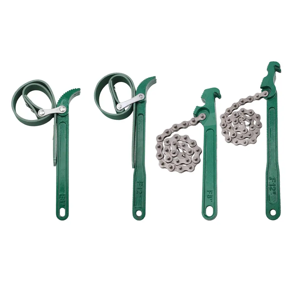 Chiave A Cinghia Regolabile 30,5 Cm - Per Filtri Dell'Acqua, Tubi PVC, Manico In Acciaio Antiscivolo - Foto 4