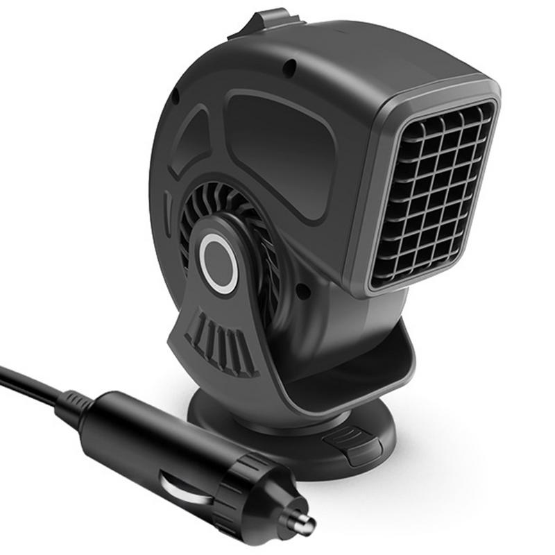 Car Windshield Fast Heating Defrost Defogger 360 Degree Rotation Auto Heater Portable Car Heaters with Heating and Cooling Modes