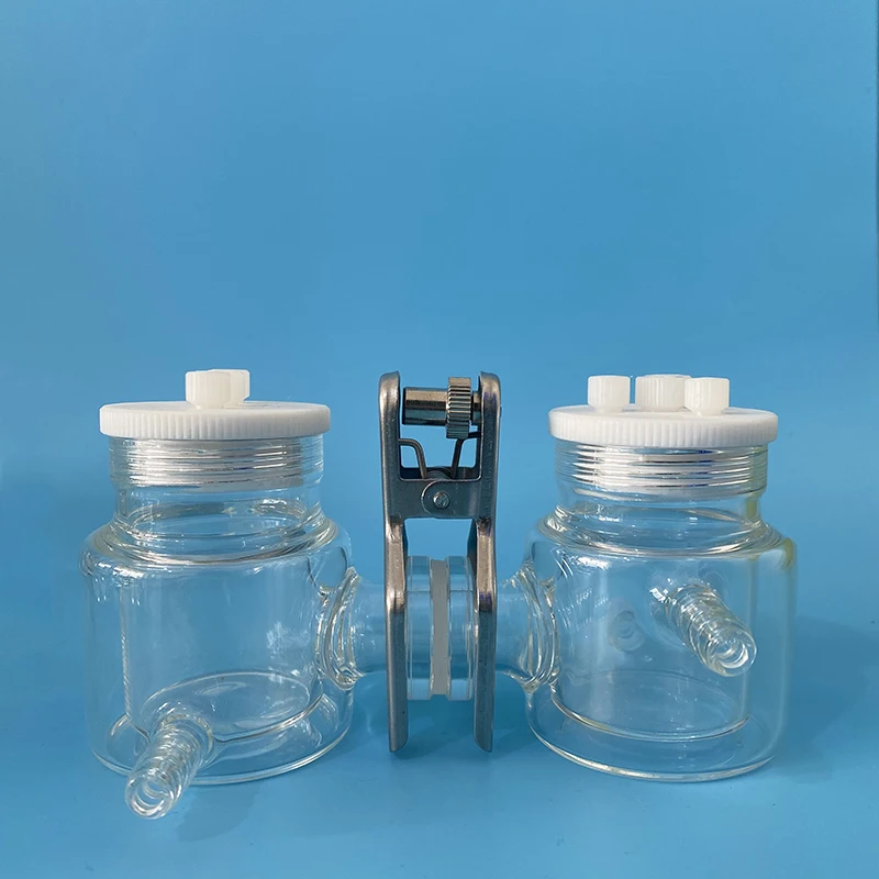 

H-type double layer water bath thermostatically sealed electrolytic cell/electrolytic cell