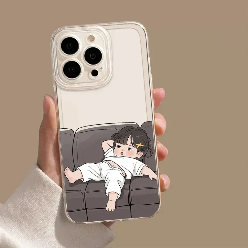 Whimsical Couple Phone Case - Playful Design Cover