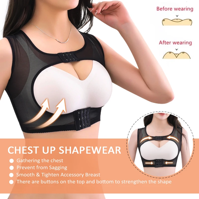 MISTHIN Women's Belt Invisible Bra Waist Trainer Posture Corrector