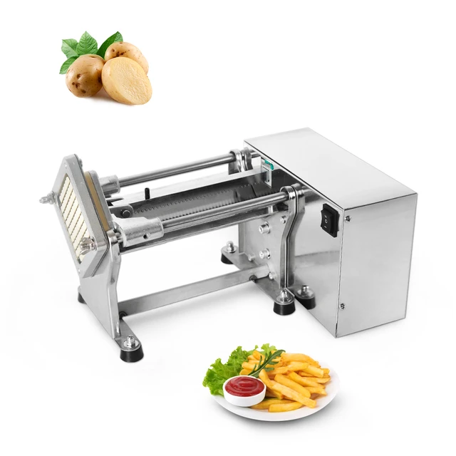 French Fries Cutter Commercial Electric Fruit And Vegetable Strip Automatic  Cutting Sweet Potato Cucumber Push Bar Machine - AliExpress