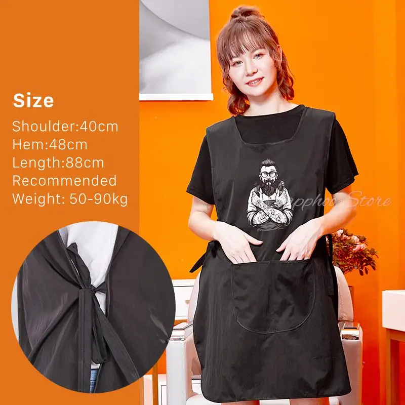Hair Salon Apron Hairdressing Cape For Barber Waterproof Dyeing Cape For Hairdresser Work Clothes Hairdressing Apron G1014 4