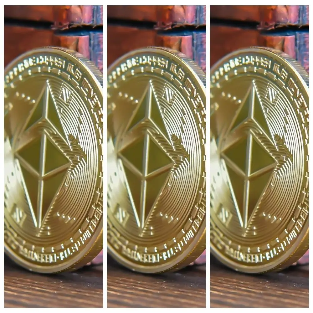 Gold Silver Ethereum ETH Coin Morden Cryptocurrency Man Boy Perfect Gift  Metal XRP BTC Ripple Bitcoin Virtual Non-currency Coins - AliExpress