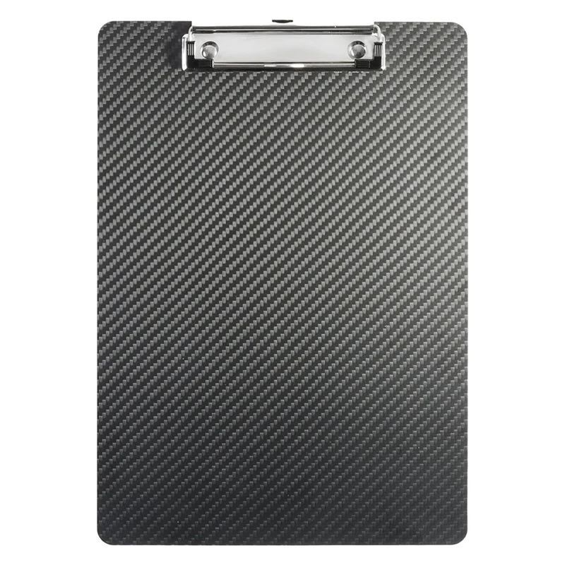

True Carbon Fiber Clipboard 12.4 X 8.6 X 0.04 Inch Ultra Light&Thin For 8.5 X 11 Inch Standard Letter Size A4 Durable Black