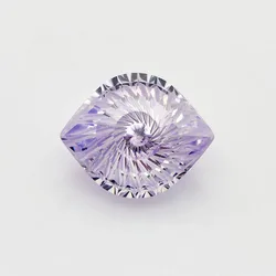 Vibrant Eye - Cut Cubic Zirconia Gemstones in Bold Multicolor Options - 6x7.3mm (Light Purple)