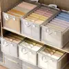 PVC Underwear Bra Storage Box Multifunction Large Capacity House Clothes Storage Containers Foldable Separation 3