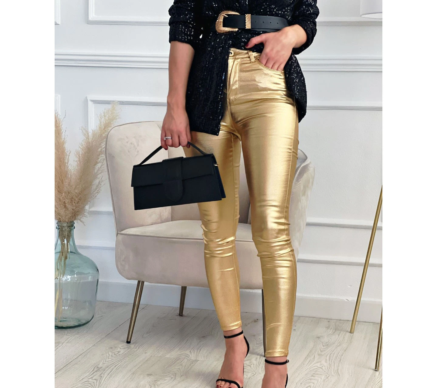 

Облегающие женские весенние брюки, новинка 2024, модные Универсальные повседневные однотонные элегантные женские брюки с карманами
