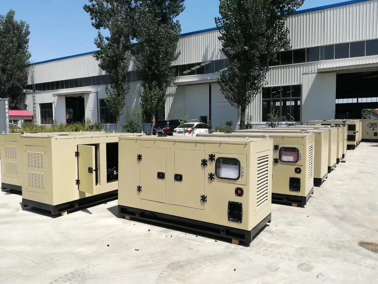 factory price water cooled 30kw 37.5kva silent diesel generator electricity power with brushless alternator and base fuel tank