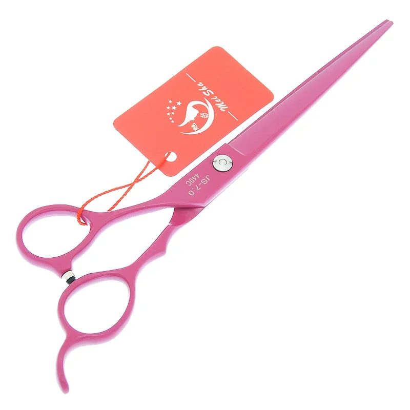 Meisha 7 인치 왼손 미용 절단 가위 전문 이발사 가위 일본 철강 살롱 왼손 가위 A0185A
