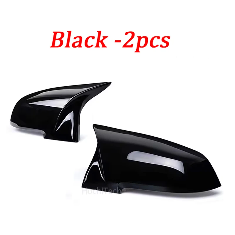 Capuchons De Rétroviseur Voiture Noir Brillant - Compatible BMW F20 F22 F30 F32 Etc. - Lot De 2