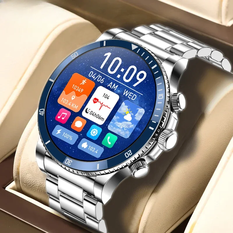 

2024 1.53 Inch Business Smart Watch Business Negotiation Sports Fitness More Convenient Bluetooth Call Health Monitor Smartwatch