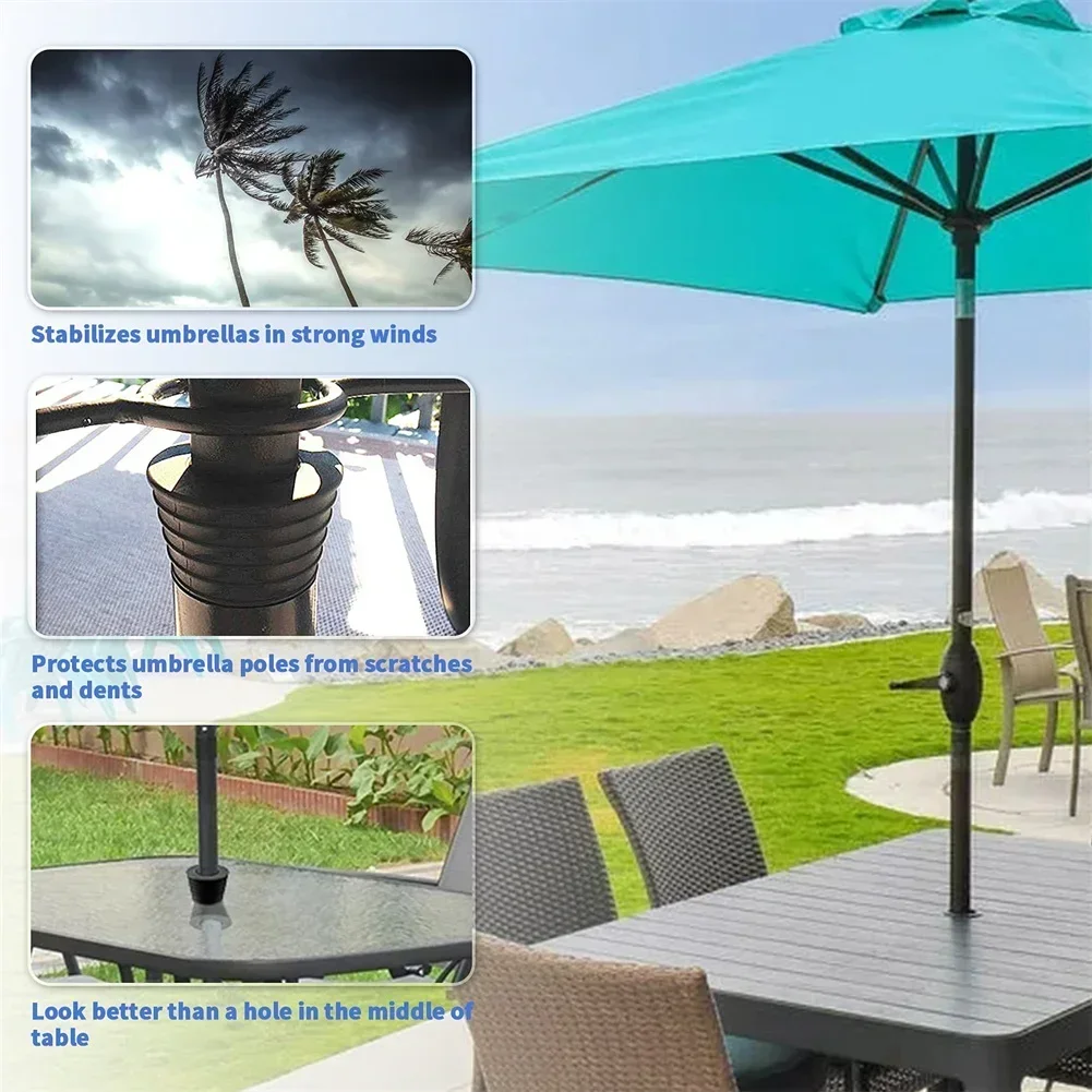 Hole Plug Silicone Umbrella Cone 50mm Courtyard Umbrella Hole Opening Parasol Parasol Stand Patio Table Rubber umbrella stand outdoor umbrella accessories