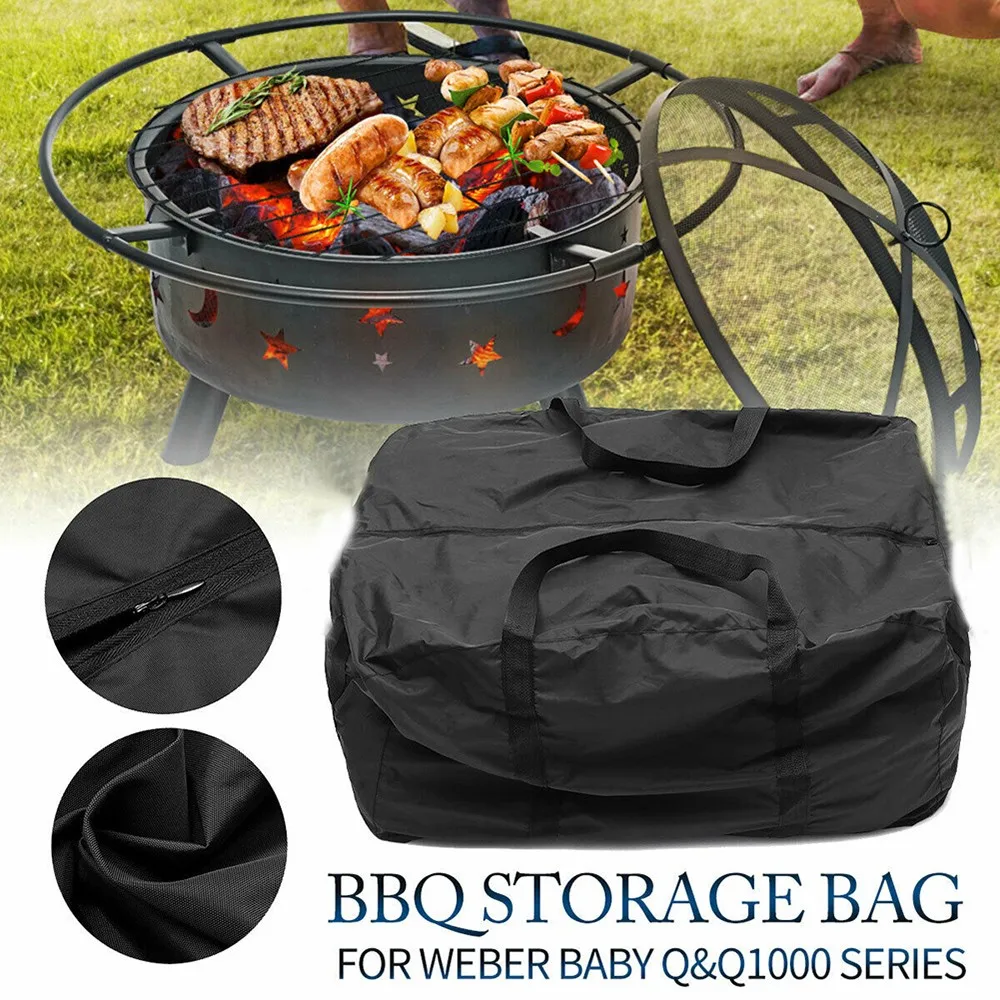 

74*57*43cm Storage Carry Bag BBQ Storage Carry Charcoal Grill Duffle Bag For Weber BABY Q&Q1000 Series Portable
