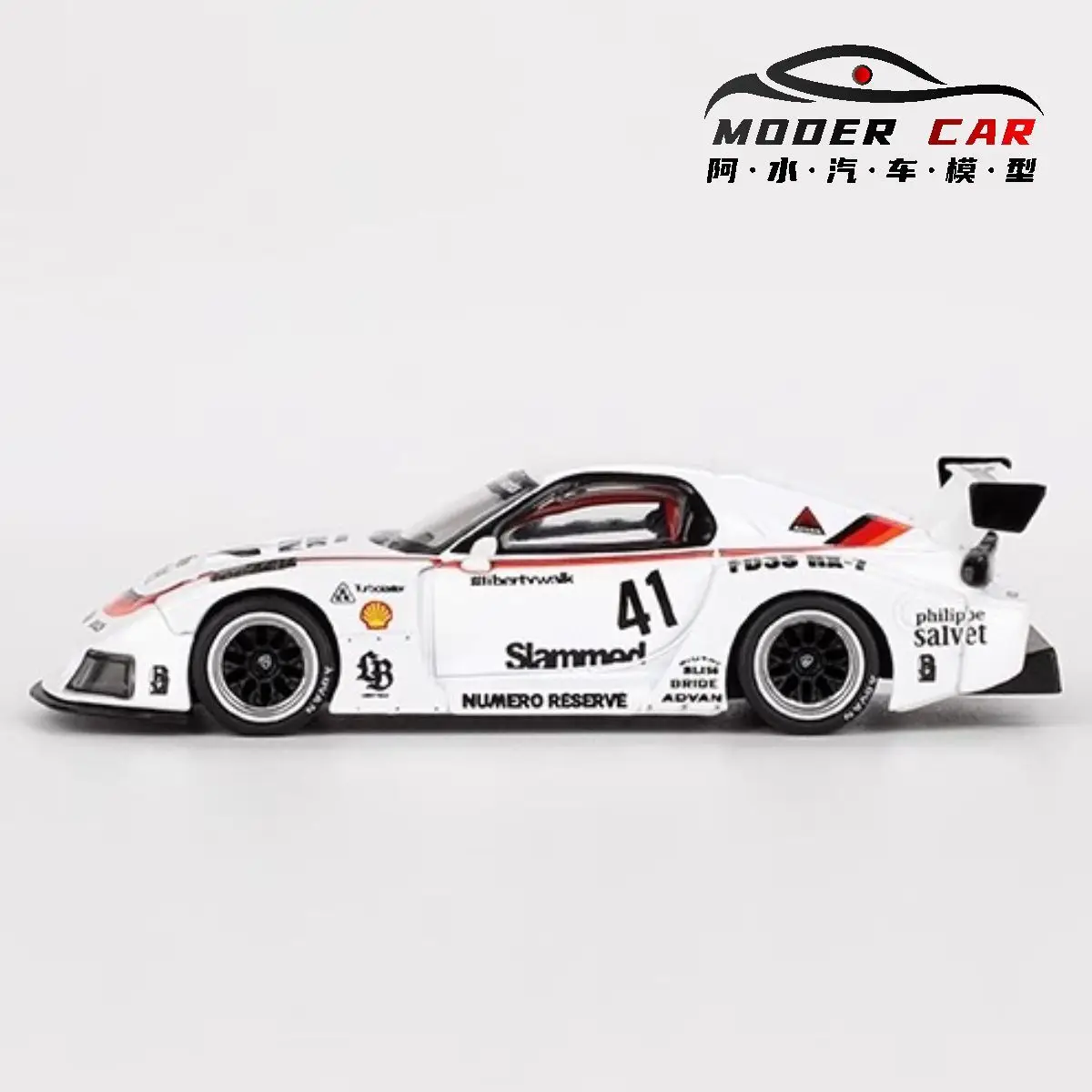 MINIGT 1:64 773 MAZDA RX7 Right rudder Diecast Model Car 3