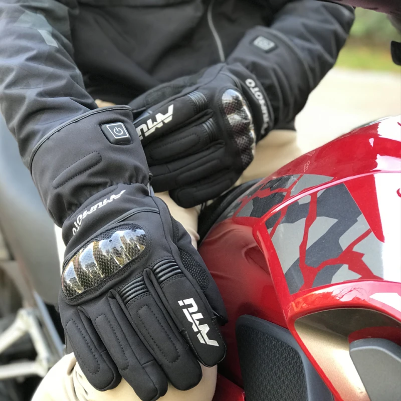 SUOMY 오토바이 장갑 레이싱 여름 전체 손가락 보호 guantes moto Motocross luva motociclista For Yamaha BMW 9 AMU 오토바이 지능형 온도 제어 전기 난방 방풍 방수 따뜻한 낙하 방지 탄소 섬유 장갑