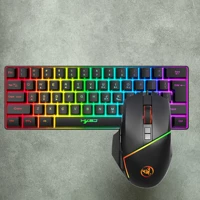 Gaming keyboard and mouse pc kit 60% keyboards gamer clavier souris full set teclado combo key board clavier souris rgb set up