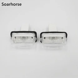 Soarhorse Rear License Number Plate Lights For Peugeot 206 207 306 307 308 406 407 5008  Citroen C3 C4 C5