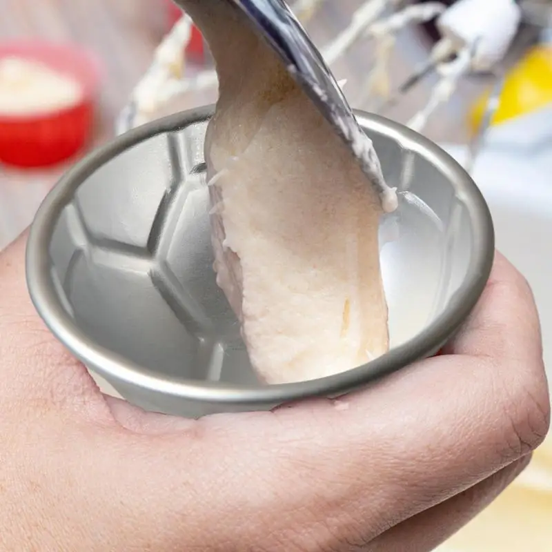 Cake Tools 3D Soccer Ball Aluminum Baking Pan 3.14in Football Shape Metal Cake Pan Mold Half Ball Aluminum Hemisphere