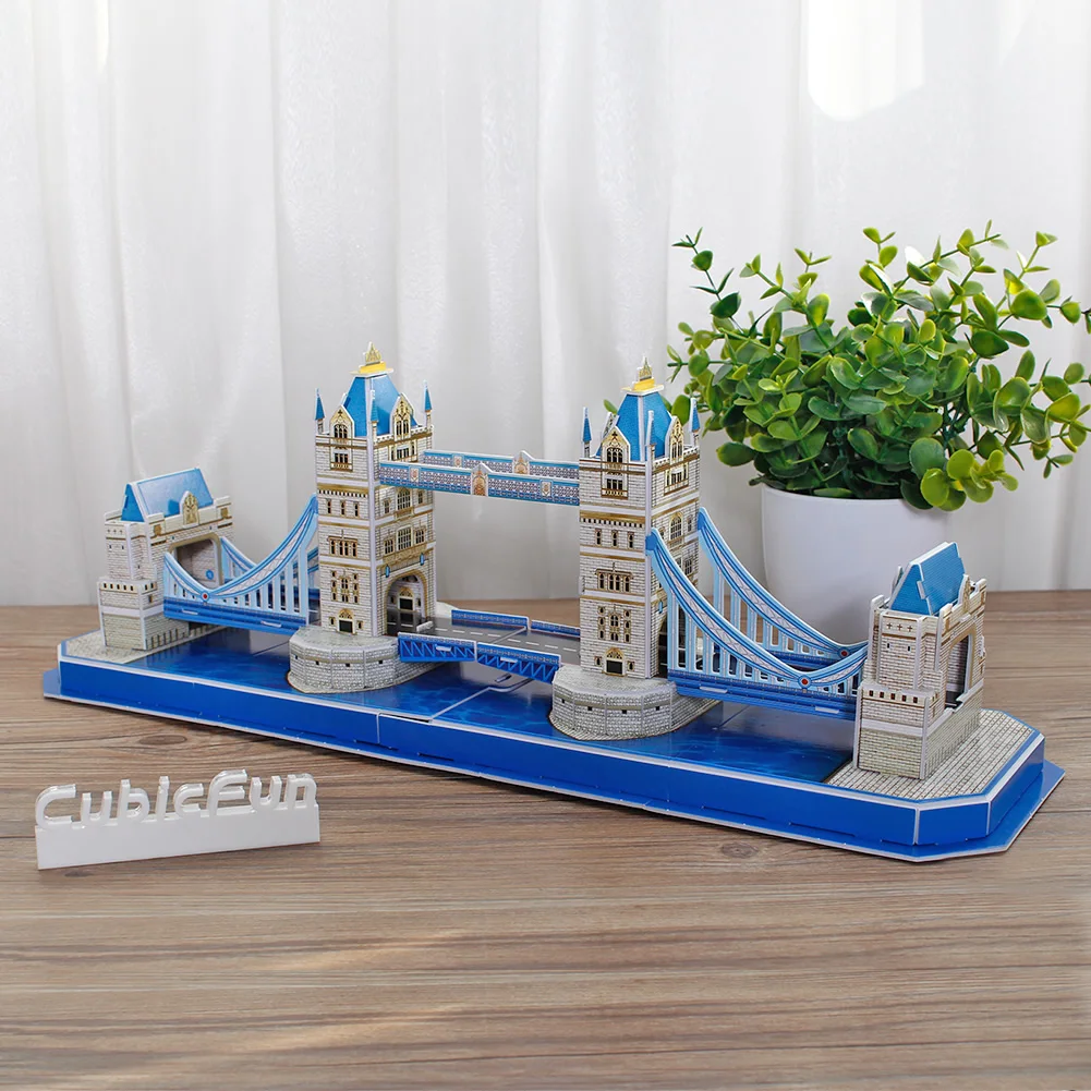 3D Puzzles St. Basil's Cathedral Leaning Tower of Pisa Building Model Kits Notre Dame de Paris Jigsaw Toys Gift for Kid