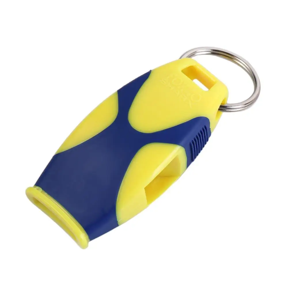 Description Picture 6 of itemSurvival Tools Bicolor Referee Whistles Professional ABS Seedless Whistle Classic Loudest Fish Mouth Whistle Basketball