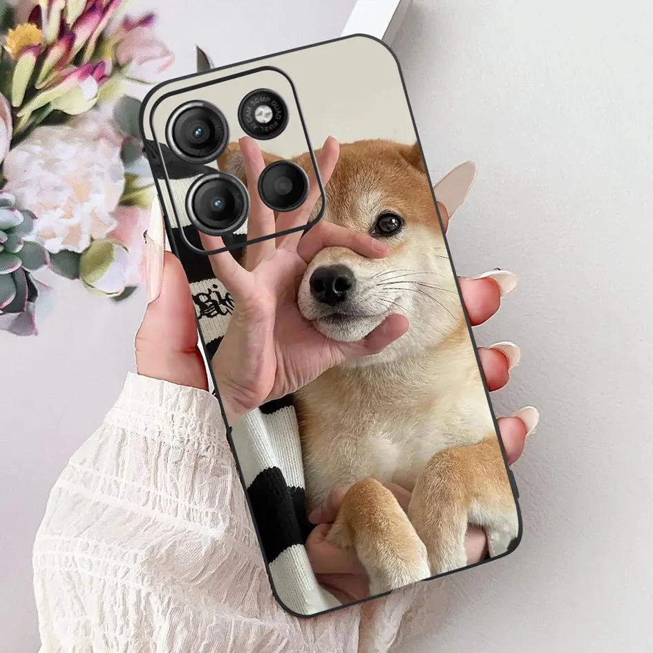 Cute Panda Lion Shockproof Silicone TPU Phone Case Cover