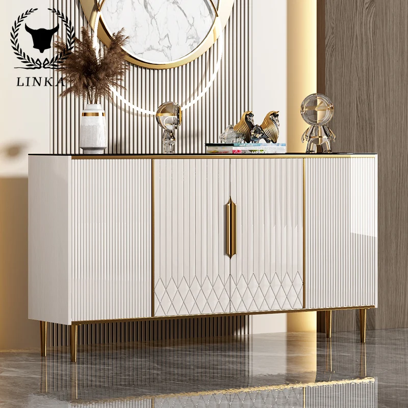 

Luxury modern rock sideboard living room integrated wall porch cabinet simple storage cabinet kitchen cabinet storage cabinet
